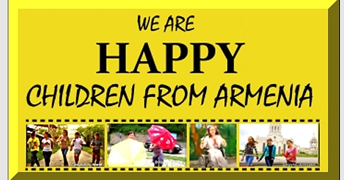 Children Dance to the Song Happy